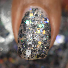 Load image into Gallery viewer, LORELEI - The Sirens of the Seven Seas Summer Glitter Toppers Black and white