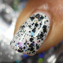 Load image into Gallery viewer, LORELEI - The Sirens of the Seven Seas Summer Glitter Toppers Black and white