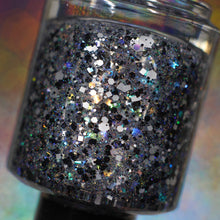 Load image into Gallery viewer, LORELEI - The Sirens of the Seven Seas Summer Glitter Toppers Black and white