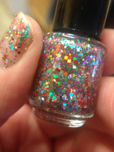 Load image into Gallery viewer, PRIDE Holo Rainbow Polish -TOP COAT