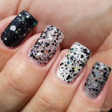 Load image into Gallery viewer, LORELEI - The Sirens of the Seven Seas Summer Glitter Toppers Black and white