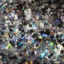 Load image into Gallery viewer, LORELEI - The Sirens of the Seven Seas Summer Glitter Toppers Black and white