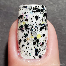 Load image into Gallery viewer, LORELEI - The Sirens of the Seven Seas Summer Glitter Toppers Black and white