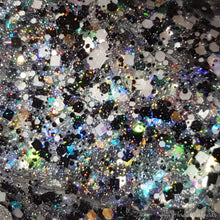 Load image into Gallery viewer, LORELEI - The Sirens of the Seven Seas Summer Glitter Toppers Black and white
